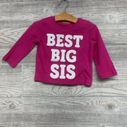 NEW LS Shirt Best Big Sis