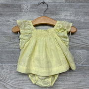 2 Pc Tank Top & Bummies Flutter Sleeves