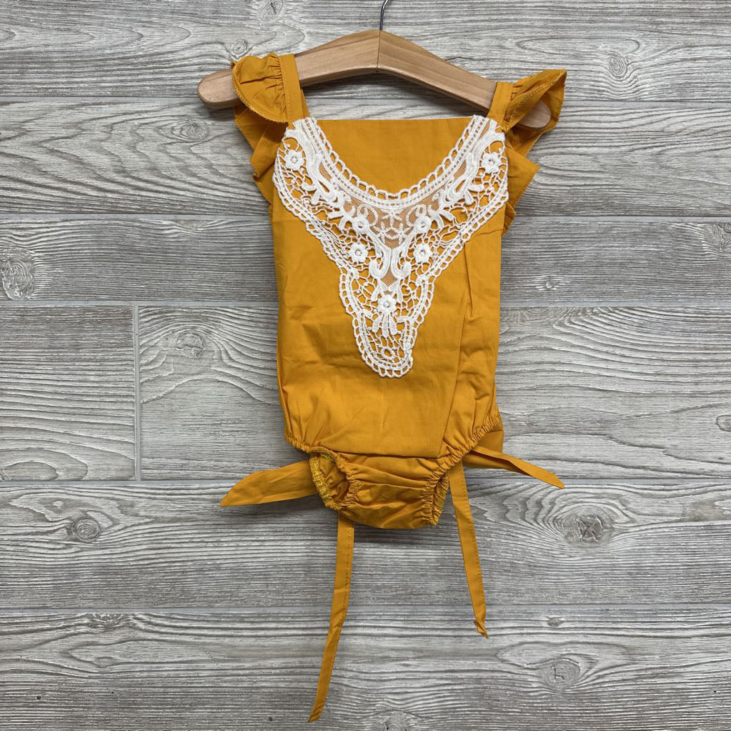 NEW Cross Back Romper Lace 9m