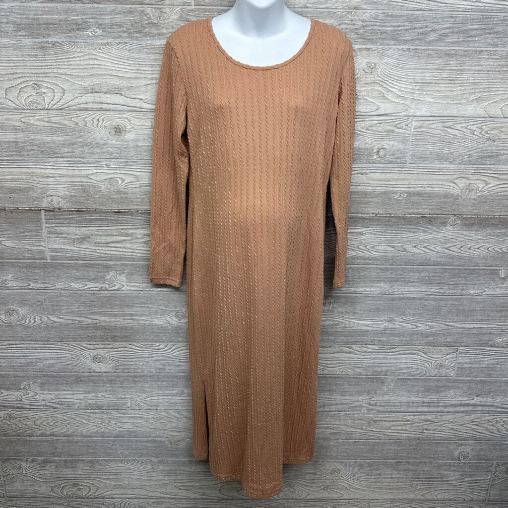NEW Stretch Rib Knit LS Dress