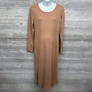 NEW Stretch Rib Knit LS Dress