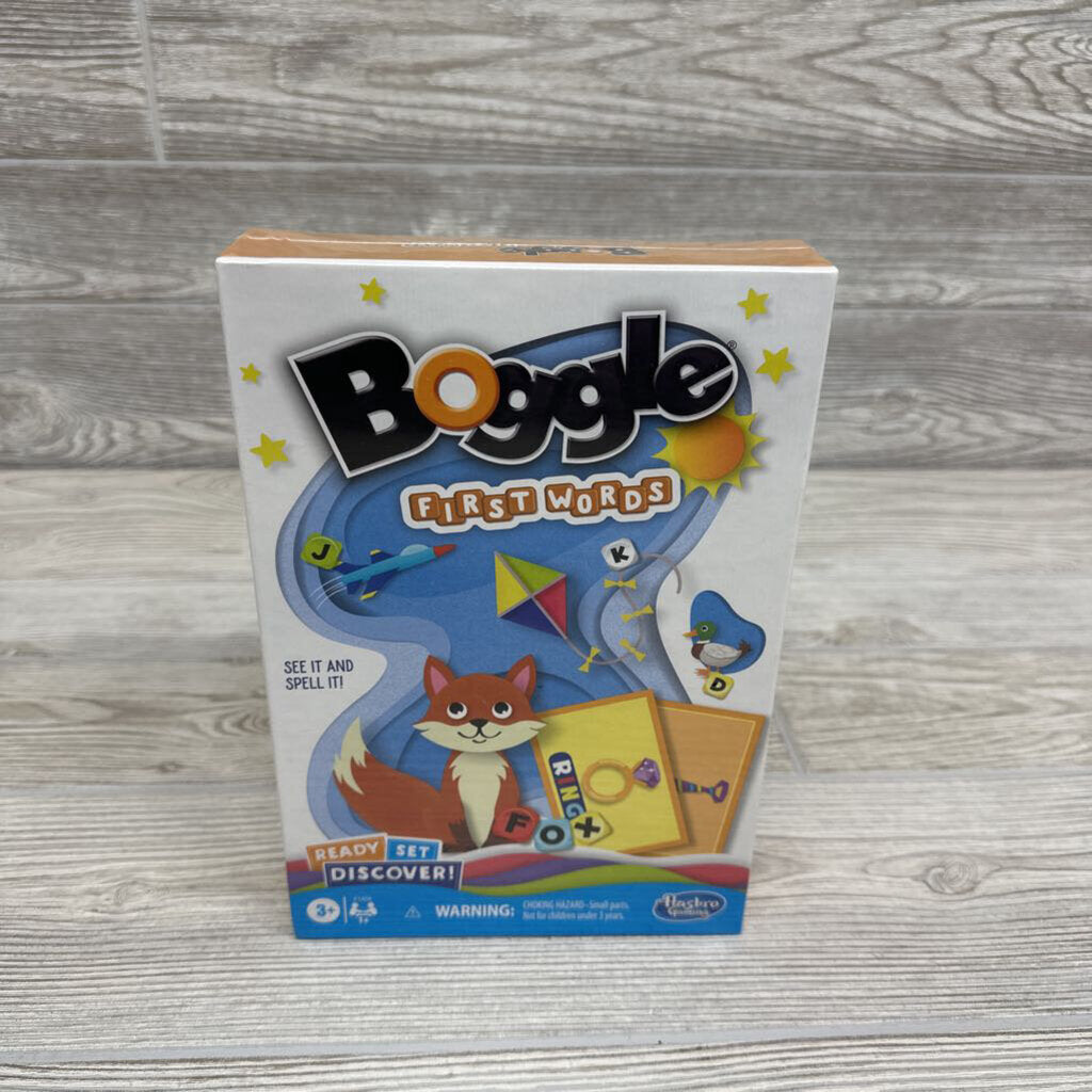NEW Boggle First Words Game