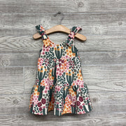 Tank Dress Cactus Flowers Bow Straps