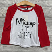 NEW LS Shirt Mickey Is My Homeboy