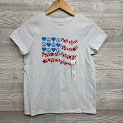 NEW Shirt Flat Stars, Hearts, Peace Signs