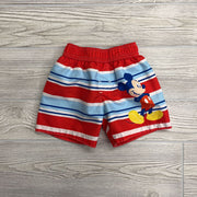 Swim Trunks Stripes Mickey Mouse