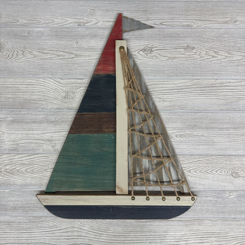 Sail Boat Wall Hanging