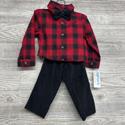 NEW 2 Pc Outfit Button Up Shirt & Suspender Cord Pants