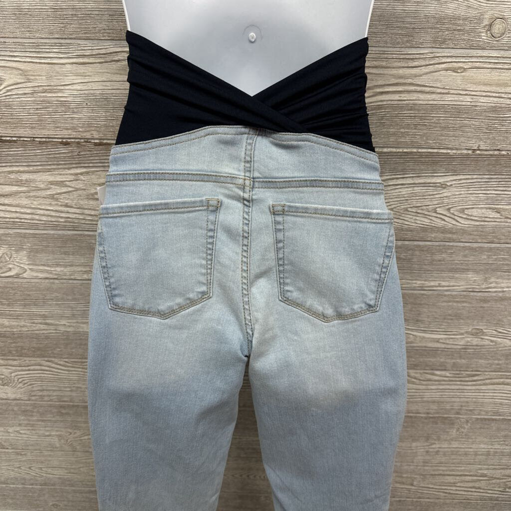 NEW Cross Panel Skinny Jeans