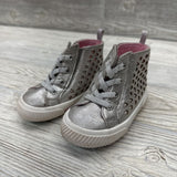 High Top Eyelet Heart Shoes