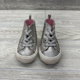 High Top Eyelet Heart Shoes