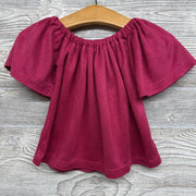 Velour Off The Shoulder Shirt