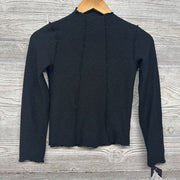 NEW LS Mock Neck Textured Shirt