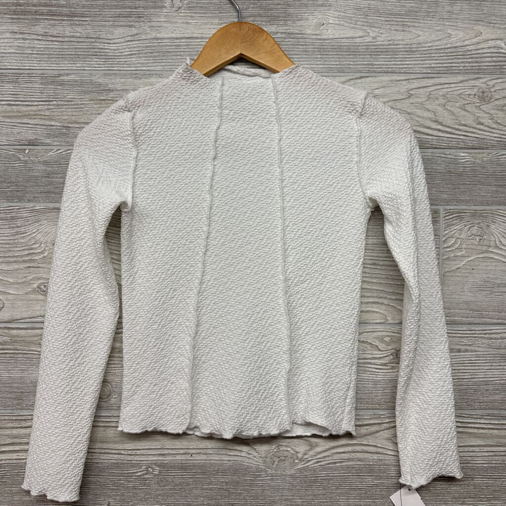 NEW LS Mock Neck Textured Shirt