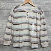 NEW LS Textured Henley Stripes