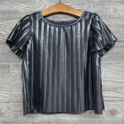 NEW Pleated Shirt Metallic
