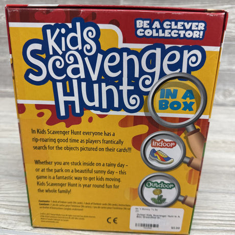 Kids Scavenger Hunt In A Box