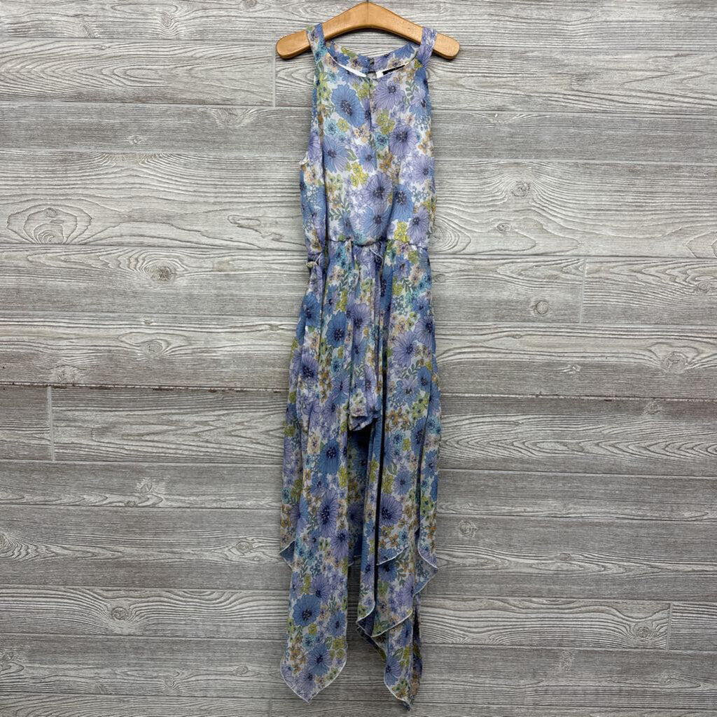 Sheer Walk Through Dress Flowers