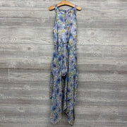 Sheer Walk Through Dress Flowers