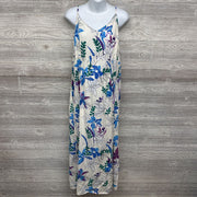 NEW Tank Maxi Dress Flowers Bow Back