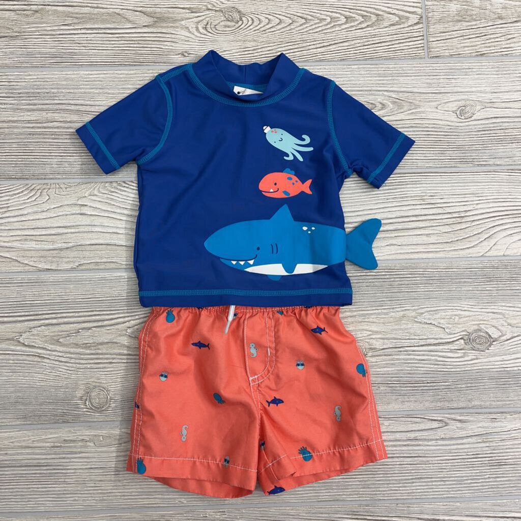 2 Pc Swim Outfit Fish