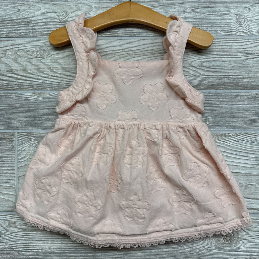 Tank Top Ruffle Strap Flowers