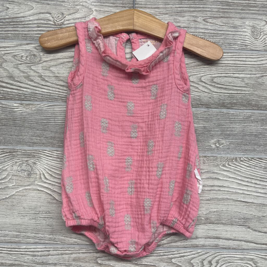 Muslin Romper Pineapple