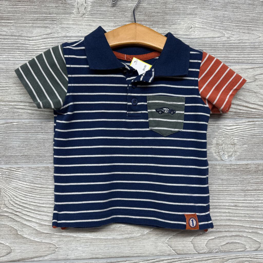 Polo Stripes Chest Pocket Car