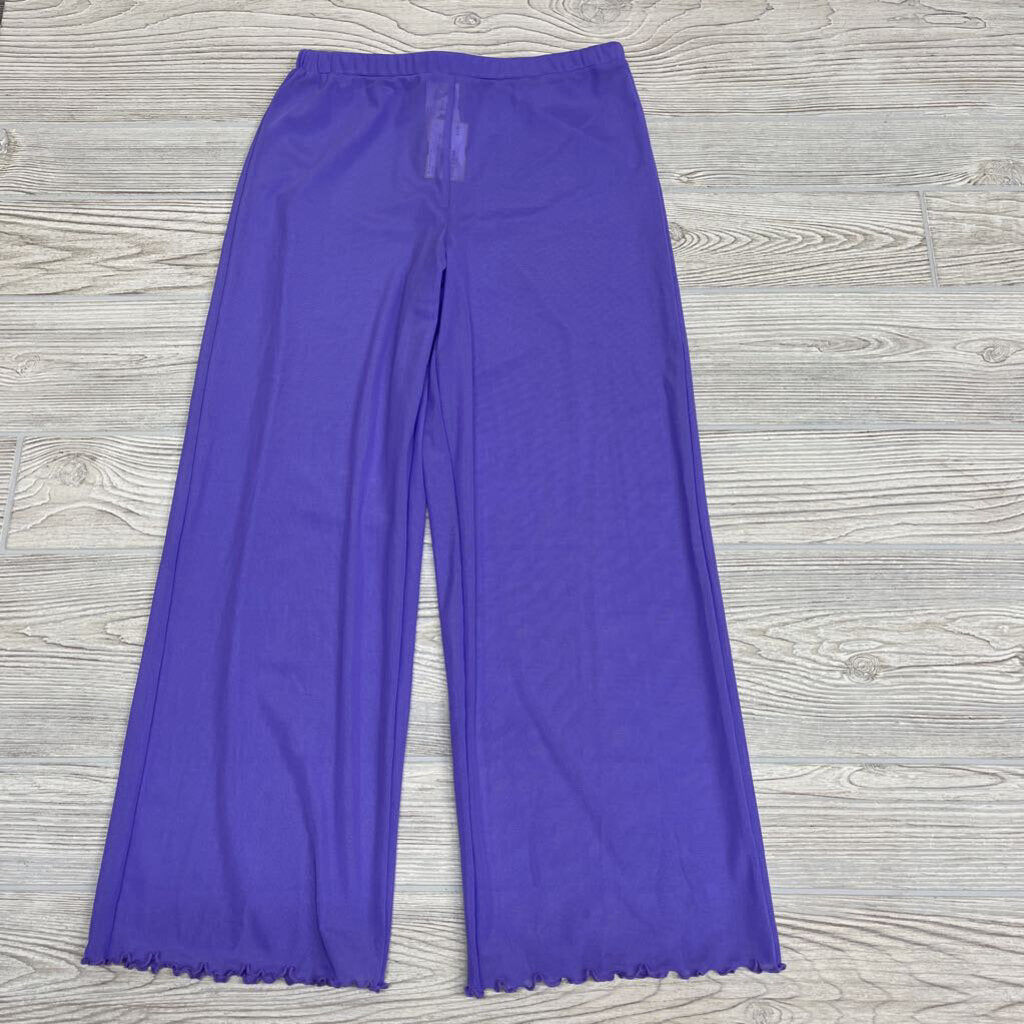 NEW Sheer Swim Pants Lettuce Trim