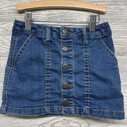 Button Up Denim Skort