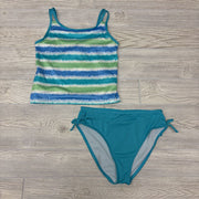 2 Pc Swimsuit Stripes