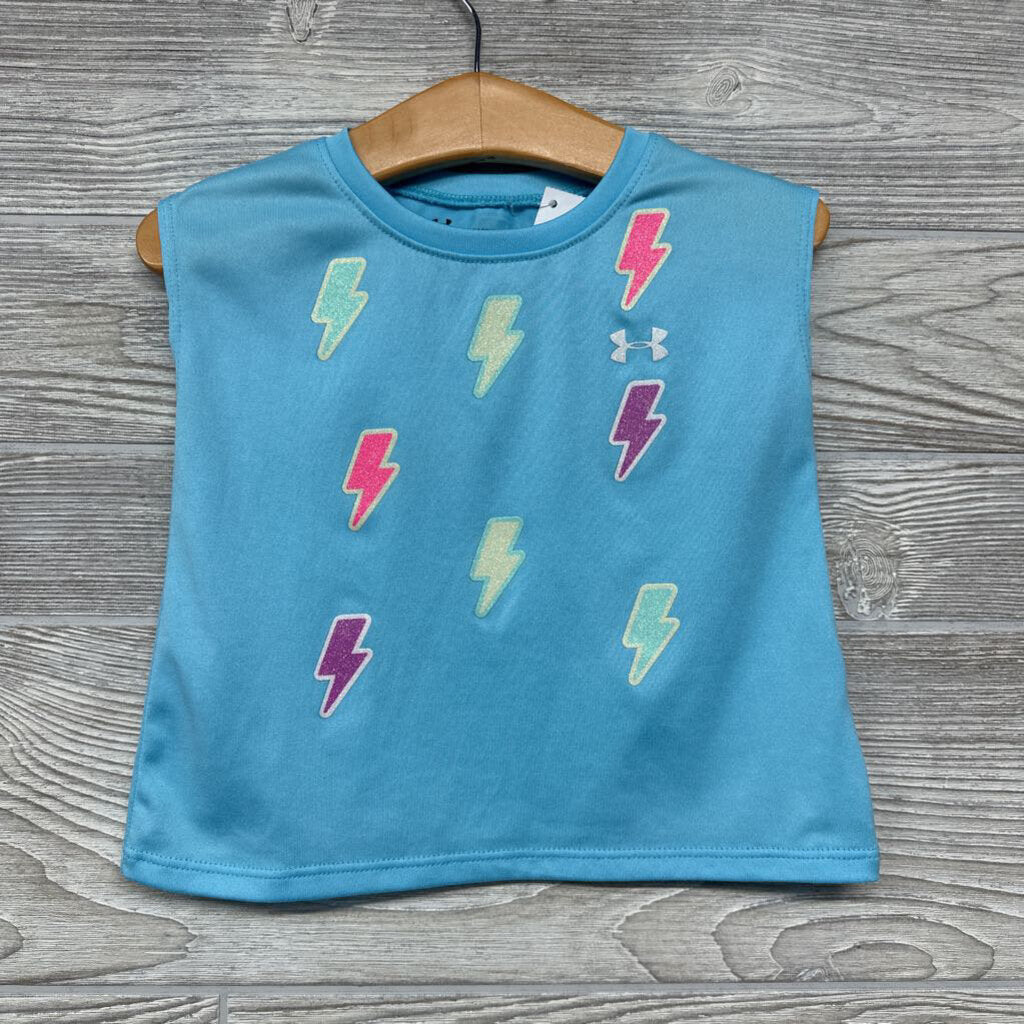 Active Shirt Glitter Lightning Bolt