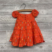 2 Pc Tiered Dress Embroidered