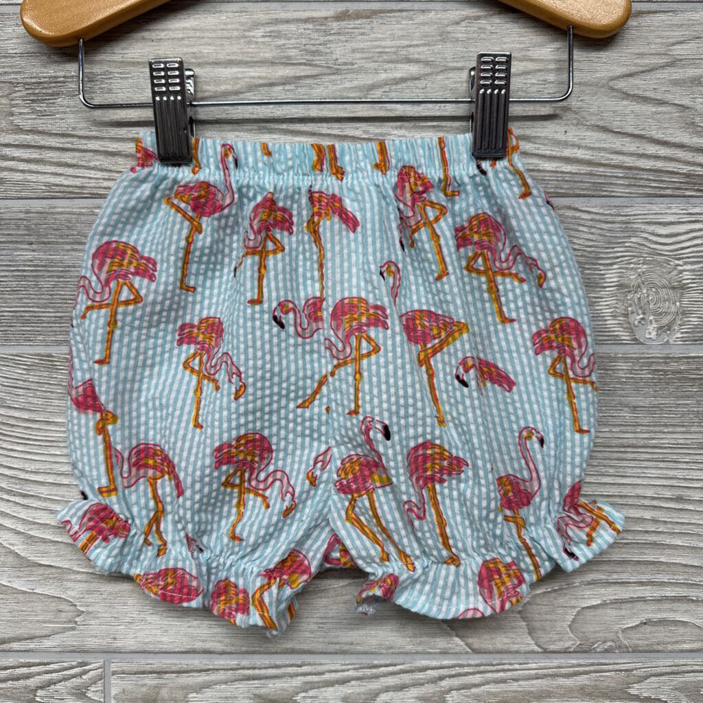 Seersucker Shorts Flamingos