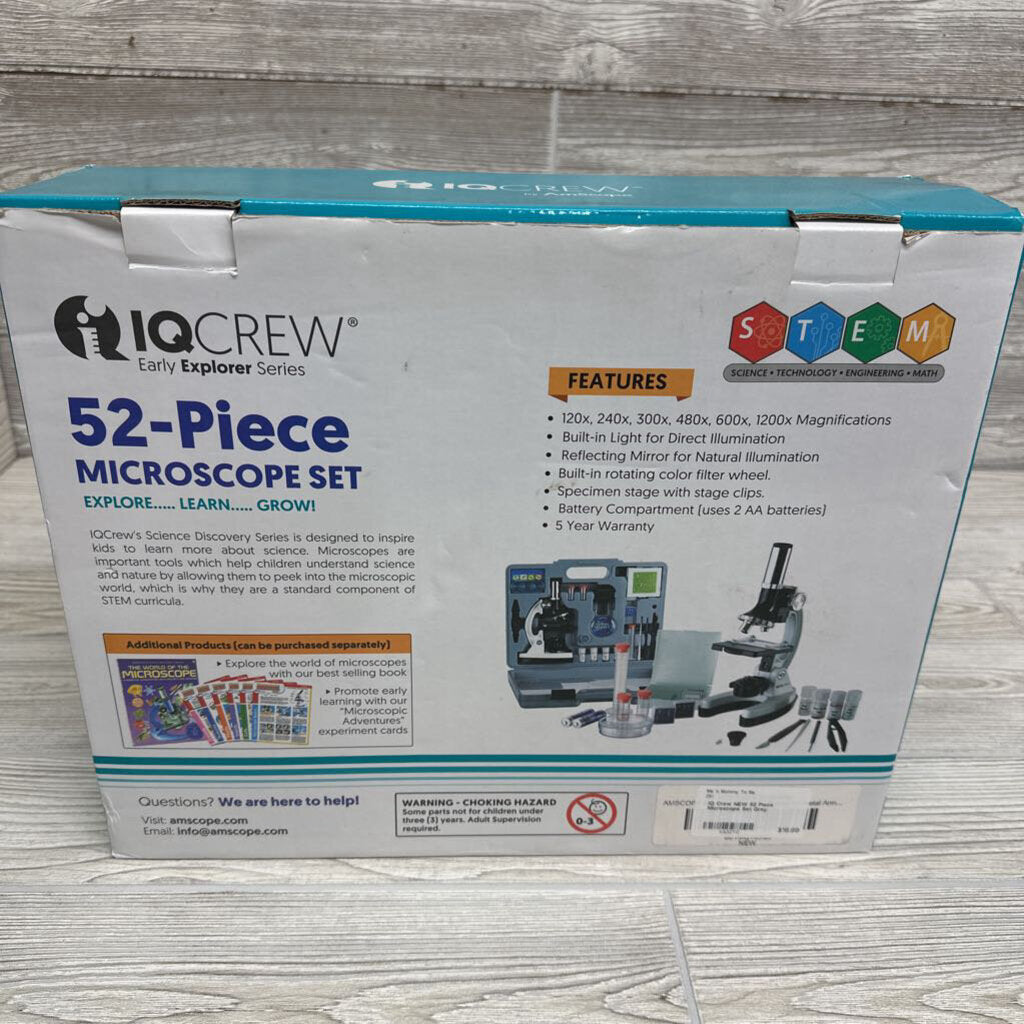 NEW 52 Piece Microscope Set