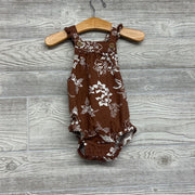 Bib Romper Flowers