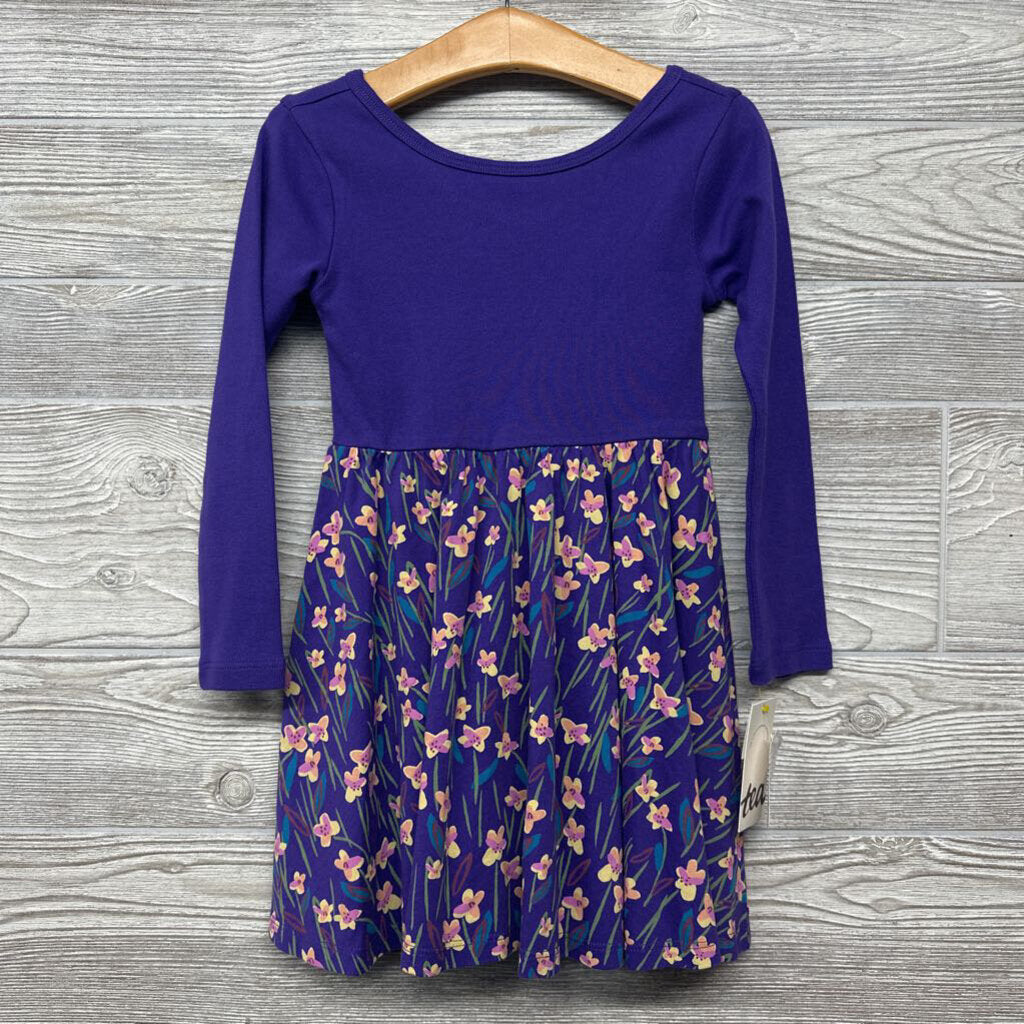 NEW LS Dress Flowers