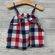 NEW Tank Top Plaid Bow