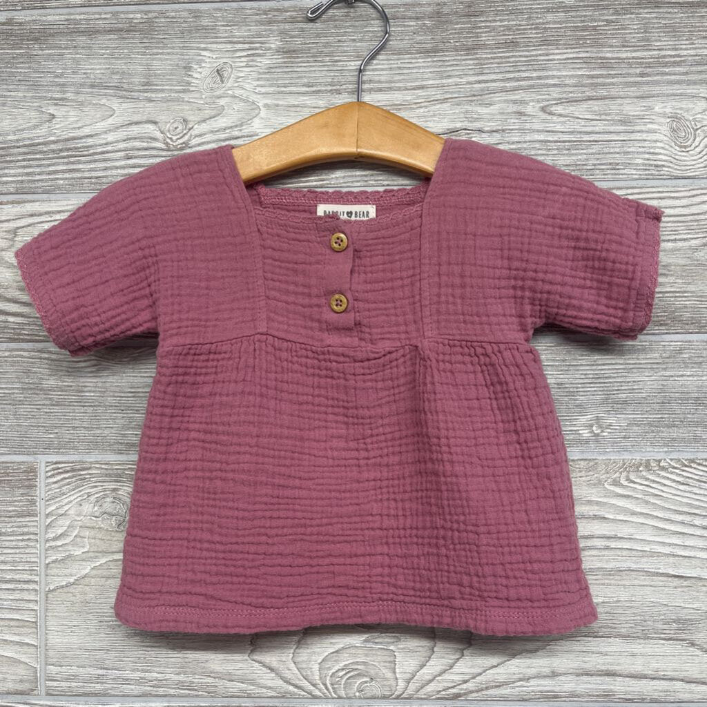 1/4 Button Up Muslin Shirt