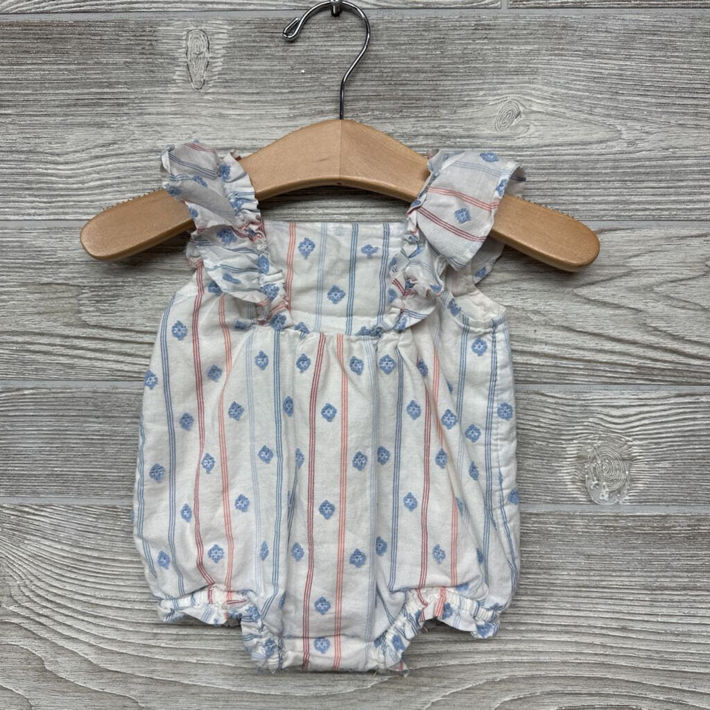 Tank Romper Textured Stripes