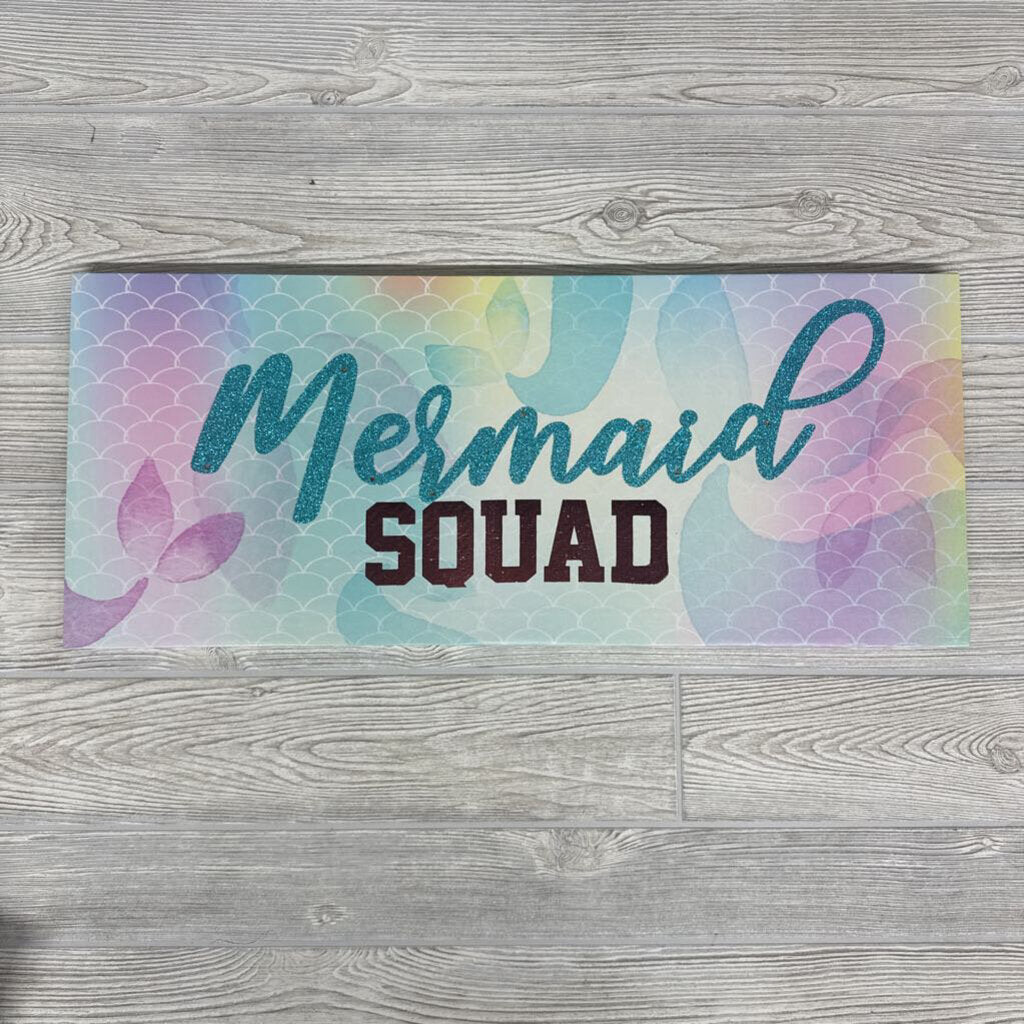 Mermaid Squad Lightup Sign