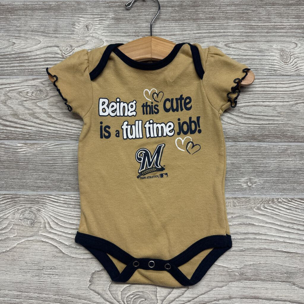 Bodysuit Milwaukee Brewers Being This Cute Is A Full Time Job