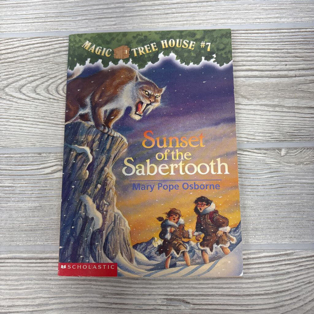 Book Magic Treehouse #7 Sunset Of The Sabertooth