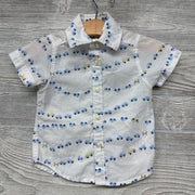 2 Pc Button Up & Pull On Shorts Cars