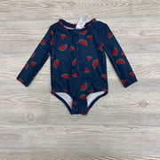 LS Swimsuit Strawberries