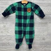 Blanket Sleeper Buffalo Plaid Bear