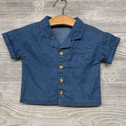 Chambray Button Up Chest Pocket
