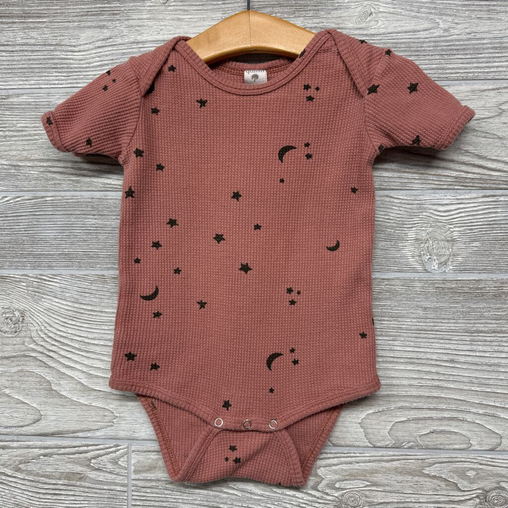 Thermal Lap Neck Bodysuit Stars Moons