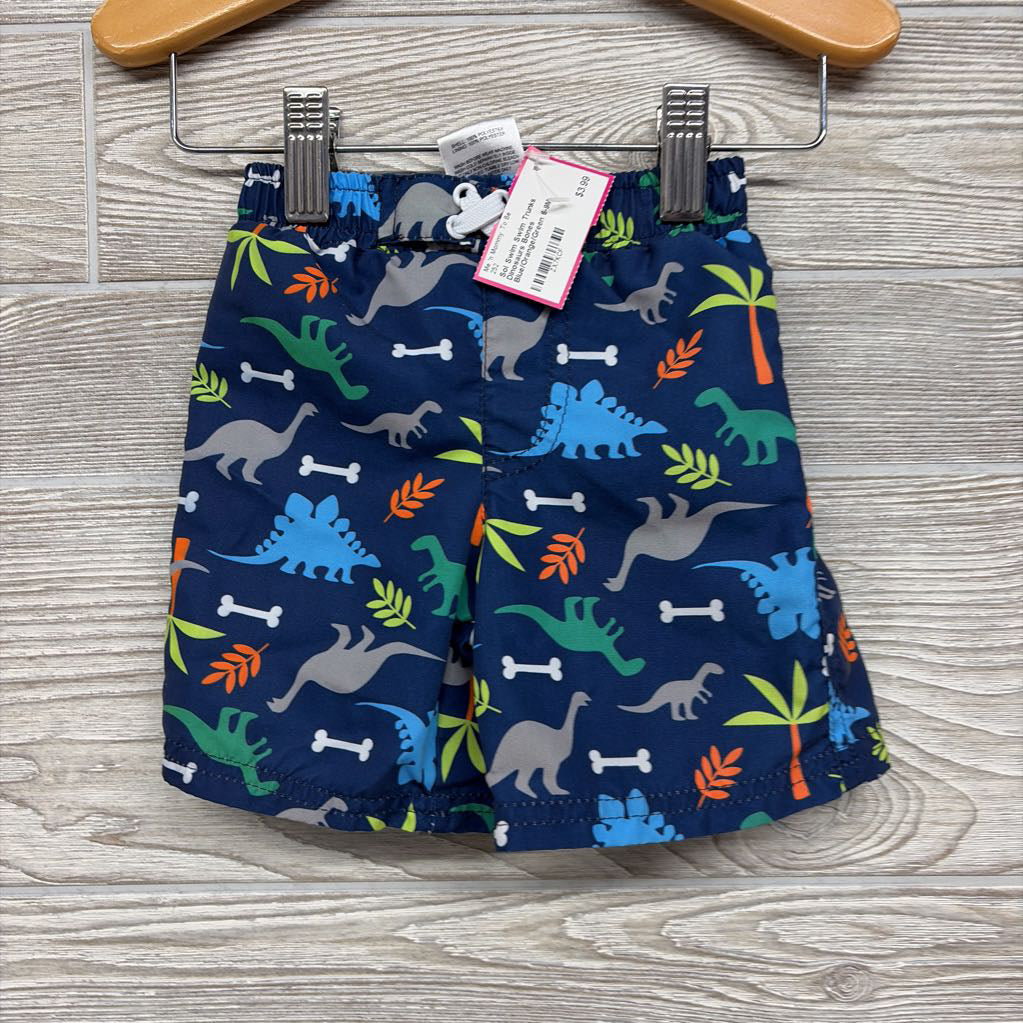 Swim Trunks Dinosaurs Bones 6M