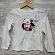 NEW LS Shirt Flip Sequins Dog